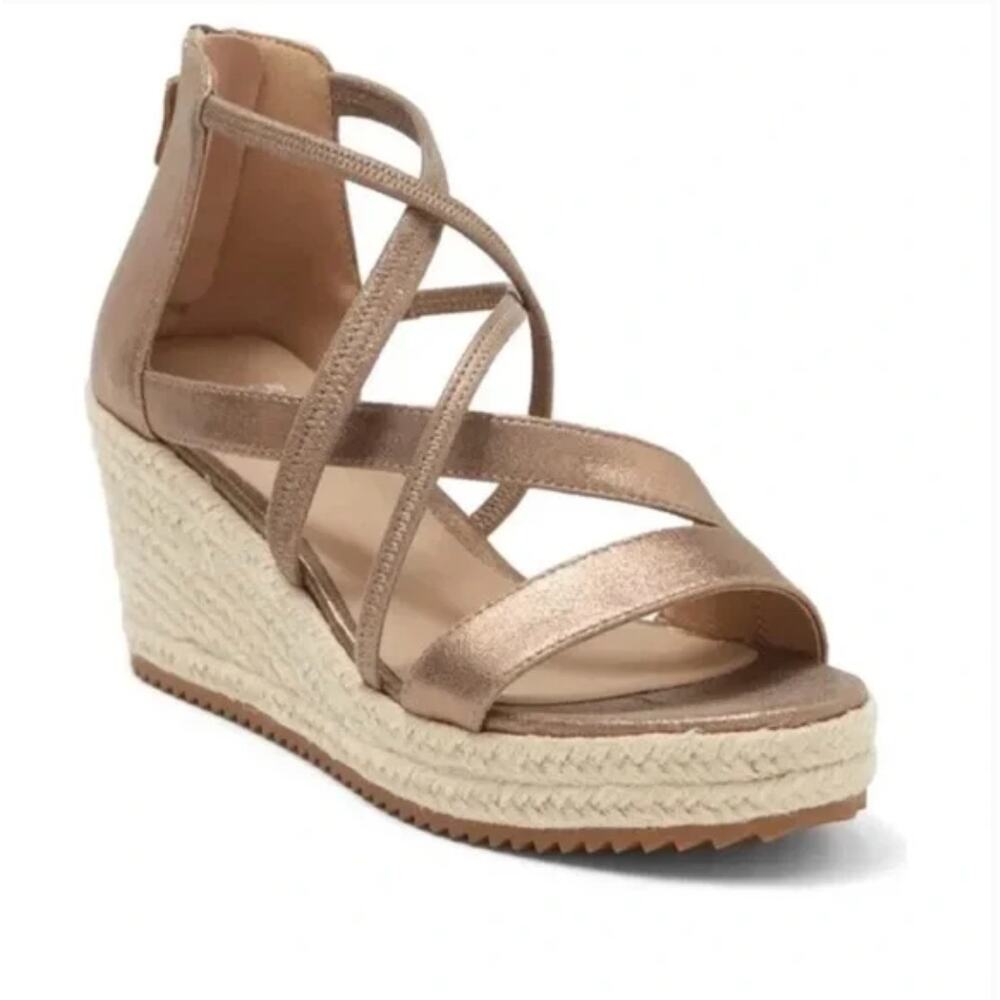 Eileen Fisher Wanda Espadrille Sandals. size 6 (fits 5.5 -6)